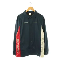 ルコックスポルティフ le coq sportif ×CHARI&CO コーチジャケット ジャンパー 裏起毛 M 紺 マルチカラー /CX ■OS ■SHのサムネイル