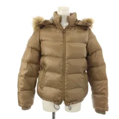 トラディショナルウェザーウェア Traditional Weatherwear ストームシール Stormseal ダウンジャケット 上着 34 ベージュ 無地 ファー フード 長袖 /LPのサムネイル