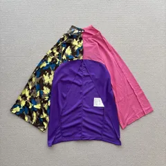 19ss 2019 COMME des GARCONS HOMME PLUS ギャルソン オムプリュス 異素材 ドッキング クレイジー プルオーバー カットソー S 80726 0060のサムネイル