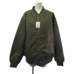 ベイフロー BAYFLOW タグ付き BM2212GC01 MA-1 中綿ジャケット ブルゾン カーキ Lのサムネイル