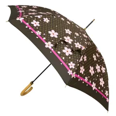 美品【ルイヴィトン】本物 LOUIS VUITTON 傘 モノグラム チェリーブロッサム M92030 全長89cm 村上隆コラボ 桜 パラプルュイ アンブレラのサムネイル