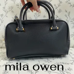 Mila Owen 2wayショルダーバッグ　ハンドバッグ ブラックのサムネイル