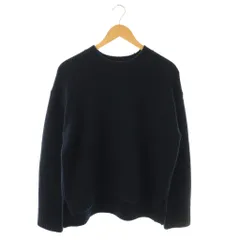 エイトン ATON 23AW ウールクルーネックニット セーター 長袖 2 ネイビー /DO ■OSのサムネイル