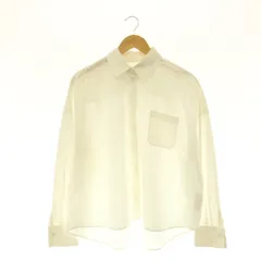 マックスマーラ ウィークエンドライン MAX MARA WEEKEND LINE 24 by KATE PHELAM オーバーシャツ ブラウス コットン 42 白 /CX ■OSのサムネイル