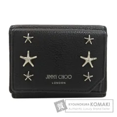 Jimmy Choo ジミーチュウ スタッズ スターモチーフ 三つ折り財布（小銭入れあり） レザー レディース [中古]のサムネイル