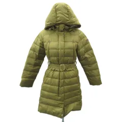 エーグル AIGLE ダウンコート M カーキ フード付き ベルト付き ロング丈 /YS49 ■ECA001のサムネイル