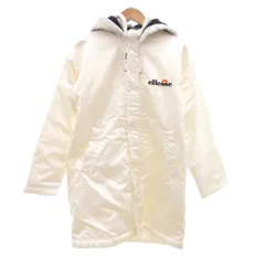 エレッセ ellesse ロングコート S 白 ホワイト フード付き 裏地ボア /NL ■GY74のサムネイル
