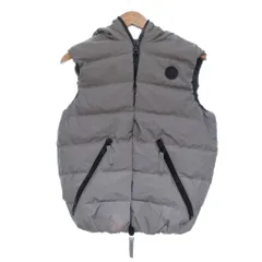 ハイドロゲン HYDROGEN DUVETICA デュベティカ ダウンベスト スカルパッチ ダブルジップ 46 シルバーグレー系 /UO ■GY18のサムネイル