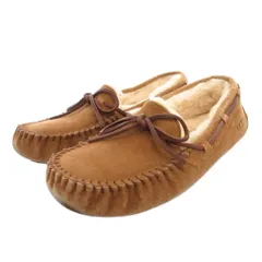 アグ オーストラリア UGG australia DAKOTA ダコタ ローファー スリッポン モカシン ムートン スエード ロゴ 23cm 茶 ブラウン /FF ■GY42のサムネイル