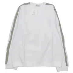 未使用 HERMES エルメス 21aw Run H スウェットシャツ Hライン 裏起毛 スウェット トップス サイドライン トレーナー XXL ホワイト メンズ 古着 中古 USEDのサムネイル