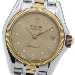 チュードル TUDOR 15833 モナーク デイト 10Pダイヤ クォーツ レディース _967326のサムネイル