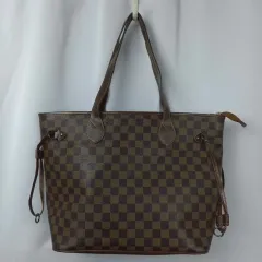 ブラウン CHECK パータン ショルダーバッグ バッグのサムネイル