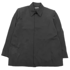 新品同様 2021年 BALENCIAGA バレンシアガ シャツジャケット ブルゾン 背抜き ウール 46 ブラック 672349 メンズ 古着 中古 USEDのサムネイル