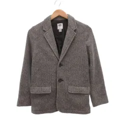 オールドネイビー OLD NAVY ジャケット 10-12 L グレーミックス ヘリンボーン柄 テーラードカラー 長袖 /SX ■GY58のサムネイル