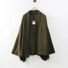 新品 未使用 ソウソウ SOU・SOU 京都 薄裏毛 小袖莢 短丈 海松茶 F｜グリーン系 トップス カーディガン 羽織り 【2400015105475】のサムネイル