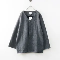 新品 未使用 ソウソウ SOU・SOU 京都 接結阿弥 薙刀伯爵羽織 女L 杢墨 ニットカーディガン┃日本製 グレー トップス【2400015104898】のサムネイル