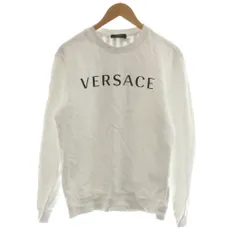 ヴェルサーチ ヴェルサーチェ VERSACE スウェット トレーナー ロゴ M 白 ホワイト 1008283 /AN69のサムネイル