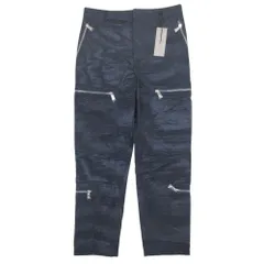 未使用 DIOR HOMME ディオール・オム 21ss ポリサテン ジップ カーゴパンツ ワークパンツ テーパードシルエット 46 ネイビー メンズ 古着 中古 USEDのサムネイル