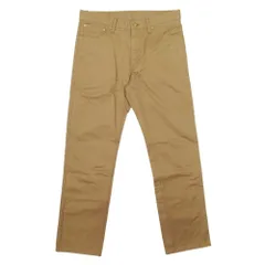 美品 VISVIM ビズビム 17ss FLUXUS 03 CHINO フルクサス チノパン コットンツイル トラウザー パンツ 2 ブラウン メンズ 古着 中古 USEDのサムネイル