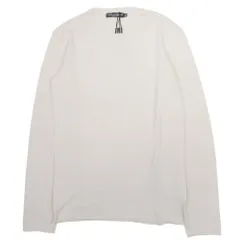 未使用 DOLCE&GABBANA ドルチェアンドガッバーナ コットンカシミヤ ニット インサイドアウトデザイン 長袖 44 ベージュ メンズ 古着 中古 USEDのサムネイル