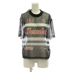 アトモス atmos Tシャツ F 黒 白 半袖 シースルー ボーダー柄 /JPのサムネイル