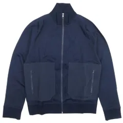 美品 LOUIS VUITTON ルイヴィトン 19ss トラックトップ ジャージ トラックジャケット ブルゾン シルクブレンド L 紺 ネイビー メンズ 古着 中古 USEDのサムネイル