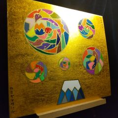 パワーアート！開運絵画 ウエノイチローFuji to Ryu 富士と龍 - メルカリ