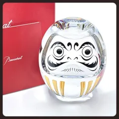 Baccarat　バカラ　だるま　達磨　置物　インテリア　縁起物　箱付きのサムネイル