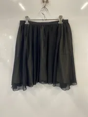 PD232⚫︎IENA⚫︎イエナ⚫︎スカート⚫︎フレア⚫︎ミニ⚫︎シアー⚫︎レディース⚫︎sa38⚫︎黒⚫︎日本製のサムネイル