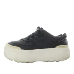 アグ オーストラリア UGG australia マリン メガ レース Marin Mega Lace スニーカー プラットフォーム 厚底 レザー US5.5 ブラック 1133970 /YO31 ■GY04のサムネイル