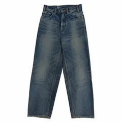美品☆CELINE セリーヌ N500 0790 07FY コットン100％ ダメージ加工 デニムパンツ インディゴブルー 26 日本製 正規品 レディースのサムネイル