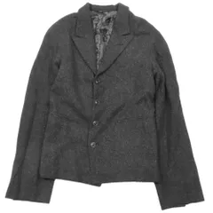 未使用 DOLCE&GABBANA ドルチェアンドガッバーナ ウール テーラードジャケット ブレザー 2B 背抜き 48 チャコールグレー レディース 古着 中古 USEDのサムネイル