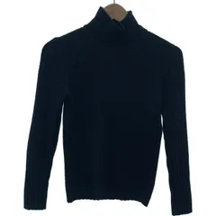 【中古】　HELMUT LANG　セーター　長袖　ニット　トップス　タートルネック　リブニット　無地　イタリア製　古着　/2497のサムネイル
