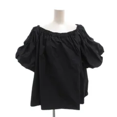 マチャット MACHATT 23SS オフショルダーパフスリーブトップス ブラウス 半袖 F 紺 ネイビー /FFのサムネイル