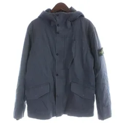 ストーンアイランド STONE ISLAND 3L PERFORMANCE COTTON WITH PRIMALOFT INSULATION TECHNOLOGY ジャケット フード プリマロフト 中綿 L 紺 ネイビー 591541425のサムネイル