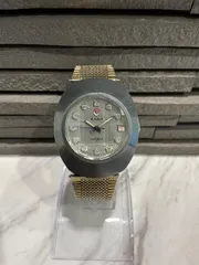 【稼動品】RADO ラドー DIASTAR ダイアスター シルバー文字盤 ラインストーン 自動巻 メンズ 腕時計 ヴィンテージのサムネイル