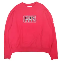 美品 C.E シーイー 18aw Cav Empt Cav Box Crewneck Sweatshirt ロゴ刺繍 スウェット プルオーバー 裏毛 L 赤 レッド メンズ 古着 中古 USEDのサムネイル
