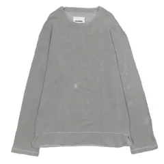 美品 JIL SANDER ジルサンダー オーバーサイズ スリット スウェット トレーナー プルオーバー JSMU707001 長袖 L グレー メンズ 古着 中古 USEDのサムネイル