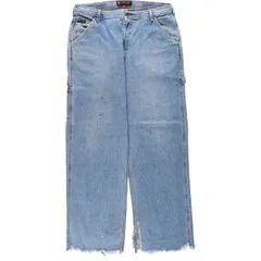 古着 00年代 ラルフローレン Ralph Lauren POLO JEANS COMPANY カットオフ デニムペインターパンツ メンズw36相当/eaa664184のサムネイル