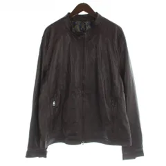 エトロ ETRO ライダースジャケット ジップアップ シープレザー XXXL 茶 212-1L924-9519 /BMのサムネイル
