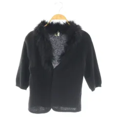 アルマーニエクスチェンジ A/X ARMANI EXCHANGE カーディガン ファー S 黒 ■GY18 /SY ■OSのサムネイル