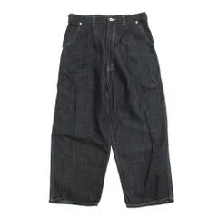 良品 COMME des GARCONS HOMME コムデギャルソンオム 22ss リネン デニム バルーン パンツ ジーンズ ワイド サルエル XS インディゴ メンズ 古着 中古 USEDのサムネイル