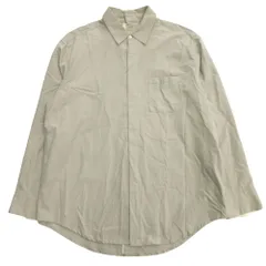 良品 STEIN シュタイン ssstein 24ss OVERSIZED BACK BUTTONED SHIRT オーバーサイズ バックボタン シャツ 比翼 M グレージュ メンズ 古着 中古 USEDのサムネイル