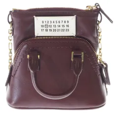 Maison Martin Margiela (メゾンマルタンマルジェラ) 5AC ショルダーバッグ ミニバッグ チェーンバッグ ボルドー レザー SB3WG0025 ゴールド金具のサムネイル