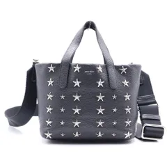 JIMMY CHOO (ジミーチュウ) スタースタッズ 2WAY ミニトートバッグ ブラック レディースのサムネイル