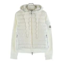 MONCLER (モンクレール) MAGLIA CARDIGAN マグリアカーディガン ダウン切り替え ジップアップ ジャケット ホワイト レディース H10938G00028のサムネイル