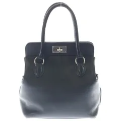 HERMES (エルメス) ツールボックス20 2WAYハンドバッグ ショルダーバッグ ブラック スイフト レザー シルバー金具のサムネイル