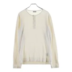 DRIES VAN NOTEN (ドリスヴァンノッテン) Pointelle Jacquard Tank T-Shirt ポインテール ジャカード ロングスリーブカットソー 長袖Tシャツ ホワイト 261-021121-3136-008のサムネイル