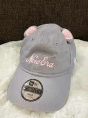 【美品】ニューエラ キッズ キャップ 9TWENTY 耳付き グレーのサムネイル