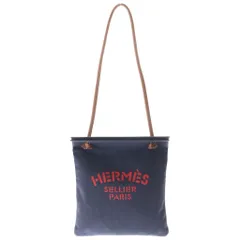 HERMES (エルメス) ALINE MM アリーヌ キャンバスショルダーバッグ ネイビー -のサムネイル